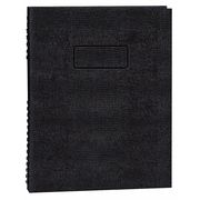 Blueline 9-1/4 x 7-1/4" Black College/Margin Executive Notebook REDA7150EBLK