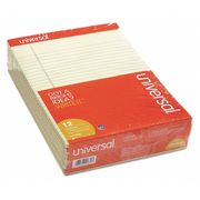 Universal 8-1/2 x 14" Canary Legal Economy Ruled Writing Pad, 50 Pg UNV10630