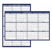 House Of Doolittle 66 x 33" Poster Style Reversible/Erasable Yearly Wall Calendar HOD3962