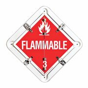 Labelmaster Trailer Flip Placard, 13-1/2inx13-1/2in 81-8WFO