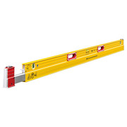 Stabila Plate Level, Aluminum, 6 to 10 ft L, 3 Vial 35610