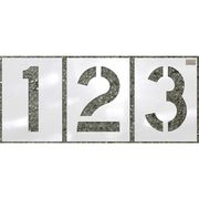 C.H. Hanson Stencil, Number Kit, 12pcs., 12 x 9 In. 70358