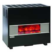 Williams Comfort Products Hearth Heater, Natural Gas, Top Vent Vent Type, Gravity Convection 3502522A