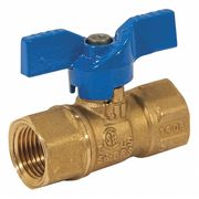 Jomar Valve 1/2" FNPT Brass Gas Ball Valve Inline 101-403