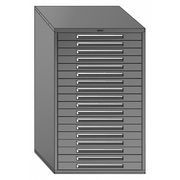 Equipto 36 7/8IN wide Modular Drawer Cabinets 4340D24N-GY