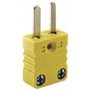 Dayton Thermocouple Plug, K, Yellow, Miniature 36GK85