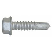 TEKS Self-Drilling Screw, 1/4" x 1 in, Climaseal Steel Hex Head External Hex Drive, 250 PK 1587000