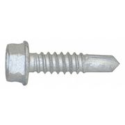 Teks Self-Drilling Screw, 1/4" x 1 in, Climaseal Steel Hex Head External Hex Drive, 250 PK 1149000