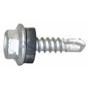 TEKS Self-Drilling Screw, #10 x 3/4 in, Climaseal Steel Hex Head Hex Drive, 500 PK 1376000