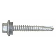 TEKS Self-Drilling Screw, #12 x 1 1/2 in, Climaseal Steel Hex Head External Hex Drive, 250 PK 1428000