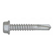 TEKS Self-Drilling Screw, #12 x 1 1/4 in, Climaseal Steel Hex Head External Hex Drive, 500 PK 1120000