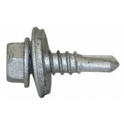 TEKS Self-Drilling Screw, #12 x 3/4 in, Climaseal Steel Hex Head Hex Drive, 500 PK 1009000