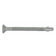 Teks Self-Drilling Screw, #12 x 2 3/4 in, Gray Spex Steel Flat Head Phillips Drive, 250 PK 1094000