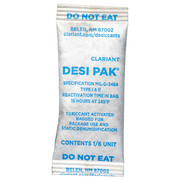 Armor Shield Desiccant, 2-1/2in. L, 1in W, 1/6 oz, PK1200 D1/6UCT