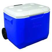 Coleman Wheeled Chest Cooler, 60 qt., Blue, White 3000005152