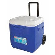 Coleman Wheeled Personal Cooler, 45 qt, Blue, White 3000002455