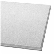 Armstrong World Industries Dune Ceiling Tile, 24 in W x 48 in L, Angled Tegular, 15/16 in Grid Size, 10 PK 2712B