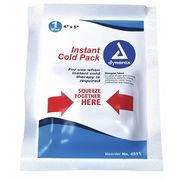 Dynarex Instant Cold Pack, White, 4inL x 5inW, PK24 4511