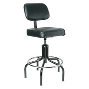 Bevco Vinyl Task Chair, 24" to 31", No Arms, Black 2700/5V-BK
