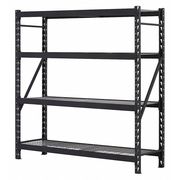 Edsal Freestanding Bulk Storage Rack, 4 Shelves, 78"H x 77"W x 24"D ER7824W4