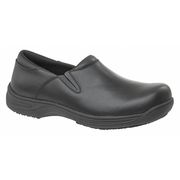 Genuine Grip Work Shoes, Mens, 10.5W, Blk, Slip On, PR 4700-10.5W