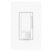 Lutron Occ/Vac Dimmer Snsr, Wall, White MS-Z101-WH