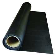 Zoro Select 1/4" Comm. Grade Buna-N Rubber Sheet, 36"x5 ft., Black, 60A BULK-RS-H60-329