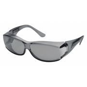 Delta Plus Safety Glasses, Gray Scratch-Resistant SG-57G