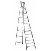 Louisville 17 ft. 2" Aluminum 300 lb. Platform Stepladder, Type IA AP1016