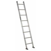 Louisville 8 ft. Straight Ladder, Aluminum, 8 Steps, Natural Finish, 300 lb Load Capacity AE2108