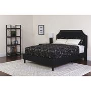 Flash Furniture Brighton Twin Platform Bed, Black SL-BK4-T-BK-GG