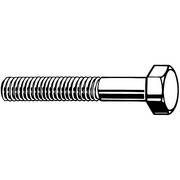 ZORO SELECT Grade 8, 1"-14 Hex Head Cap Screw, Black Oxide Steel, 4-1/2 in L, 5 PK N04160.101.0450