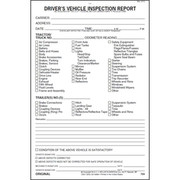 Jj Keller Vehicle Inspection Form, 3 Ply, W/Carbon 723