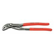 Knipex 12 in Knipex Cobra V-Jaw Tongue and Groove Plier Serrated, Plastic Grip 87 01 300