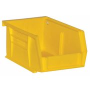 Durham Mfg 10 lb Hang & Stack Storage Bin, Copolymer Polypropylene, 4-3/16 in W, 3 in H, Yellow, 5-7/16 in L PB30210-21