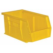 Durham Mfg 30 lb Hang & Stack Storage Bin, Copolymer Polypropylene, 5-1/2 in W, 5 in H, Yellow, 11-3/8 in L PB30230-21