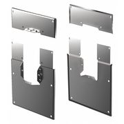 Sti Ezpath Series 33 - Retro Fit Plate, Steel, Silver EZP133R