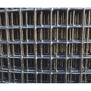 Zoro Select PVC Coated Mesh, 4 in W, 1,200 in L, 0.041 in Wire Dia, Black 12002E041-4x100