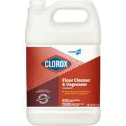 Clorox Floor Cleaner and Degreaser, 1 gal. Jug, Liquid, Clear, Red-Orange, 4 PK 30892