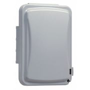Taymac 1 -Gang Multi-directional While In Use Weatherproof Cover, 5.61" W, 3.81" H, Polycarbonate MM110G