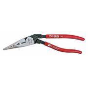 Orbis 8 in Needle Nose Plier, Side Cutter Plastic Coated Handle 9O 21-150 SBA