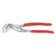 Knipex 10 in V-Jaw Tongue and Groove Plier Serrated, Plastic Grip 87 03 250