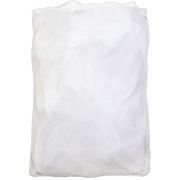 Zoro Select Open Top Polyester Mesh Laundry Bag White GG245565