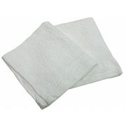 R & R Textile Wash Cloth, 12x12 In, White, PK12, Weight: 1 lb. per Dozen 61250