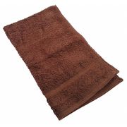 R & R Textile Hand Towel, 16x27 In, Brown, PK12 71623