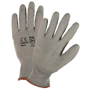 Superior Glove Work Gloves, Mechanics, PVC, Black/Org, PR MXVSBE/S