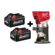 Milwaukee Tool Cordless Compact Router, M18 Battery 48-11-1862, 2723-20