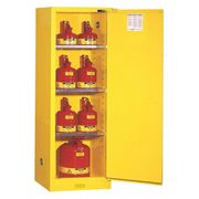 Justrite Flammable Cabinet, Slimline, Self-Closing 892220