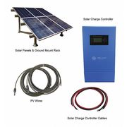 Aims Power Solar Panel, 1590 W, Wire Lead KITD-6X240RACKSCC