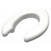 Big John Toilet Seat, Without Cover, ABS plastic, Round or Elongated, White 7W